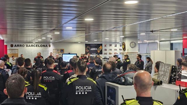 Macrooperativo policial  conjunto en Barcelona.