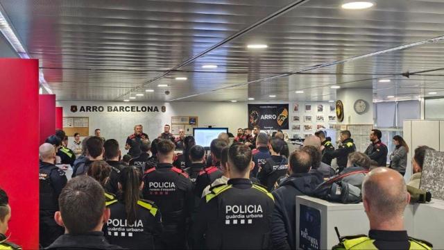 Macrooperativo policial  conjunto en Barcelona.