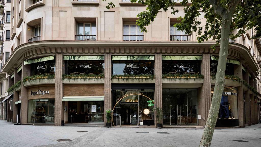Restaurante Citrus en paseo de Gràcia con Consell de Cent