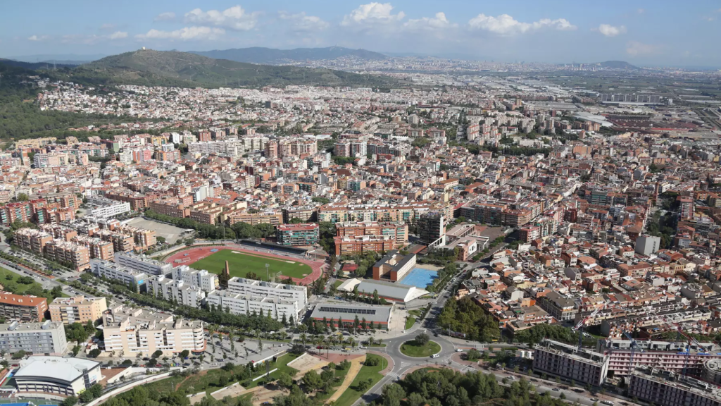 Vista aérea de Gavà en una imagen de archivo