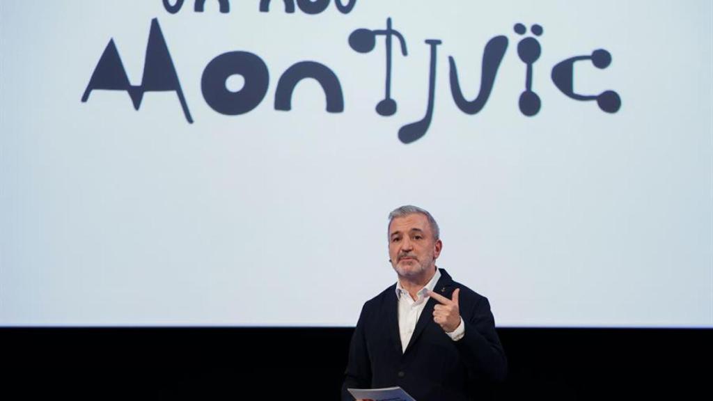 El alcalde de Barcelona, Jaume Collboni, durante su intervención en 'L'Alcalde Respon'