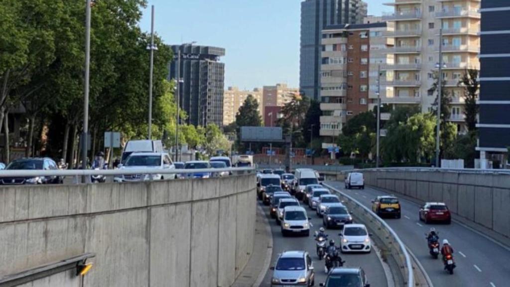 Circulación en la ronda del Mig