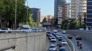 Tráfico en la ronda del Mig