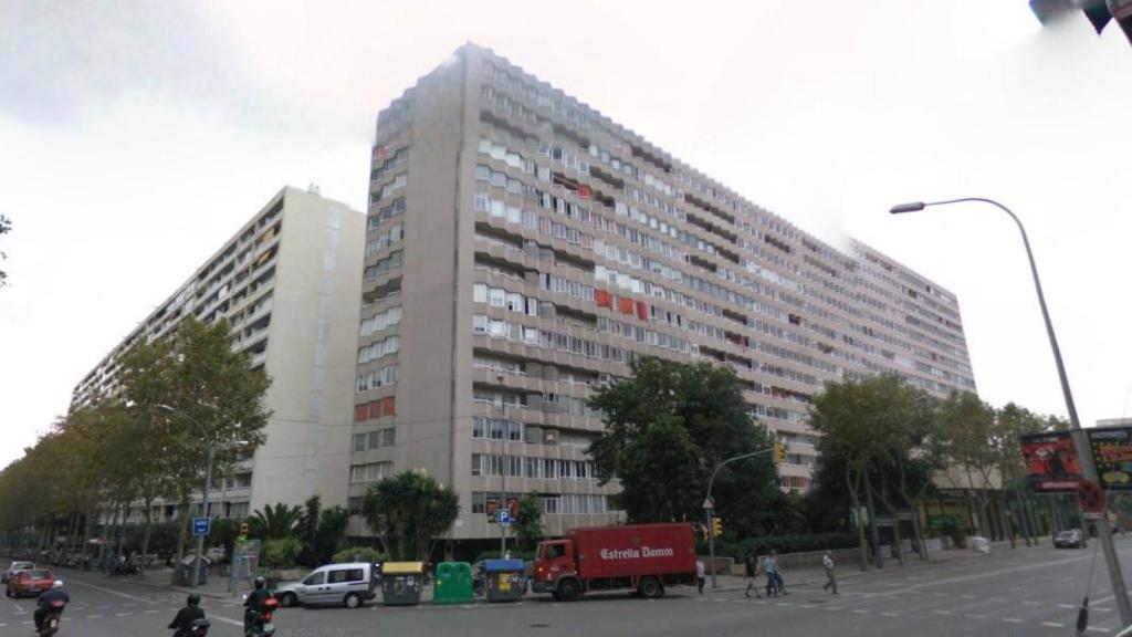 Edificios situados en los terrenos del antiguo campo de Les Corts
