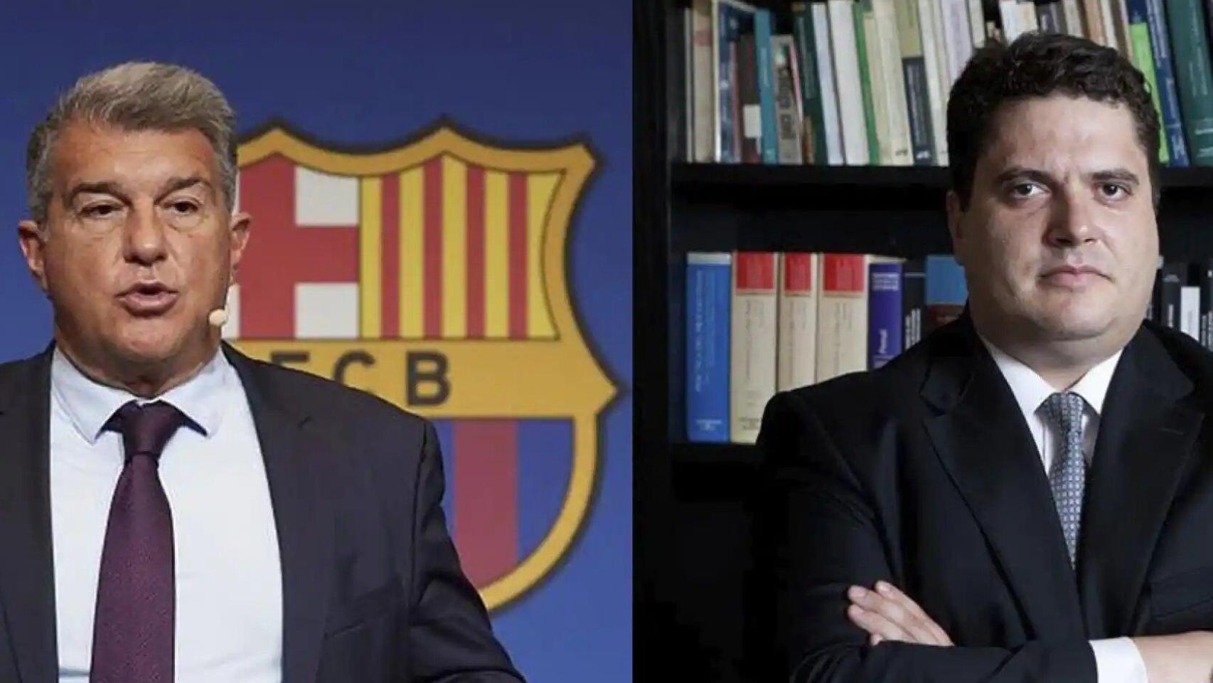 Laporta y Sergi Atienza