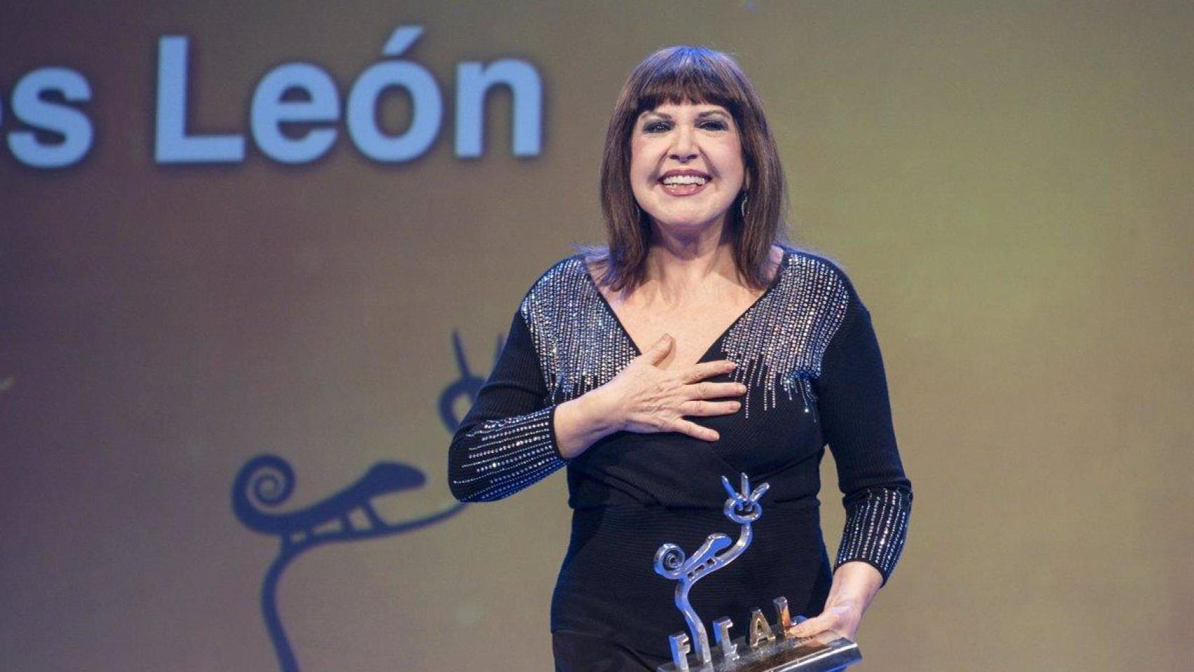 La actriz barcelonesa Loles León