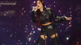 Fotografía de archivo de la cantante argentina Emilia Mernes.