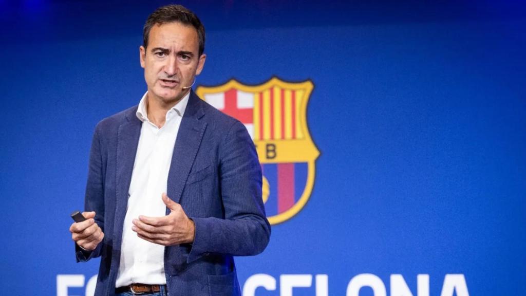 Ferran Reverter, el último CEO del Barça, durante un acto