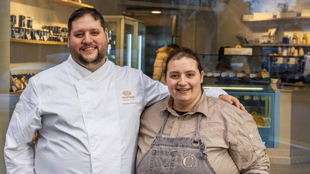 Oriol y Anna Carrió, hermanos al frente de la Pastisseria Carrió