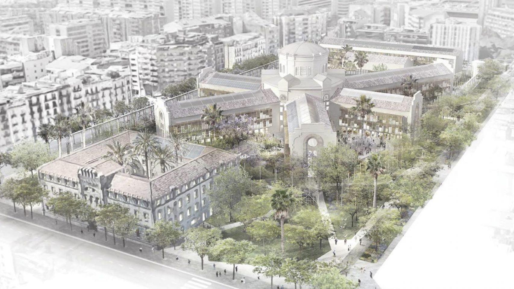 Render de la transformación de la Modelo