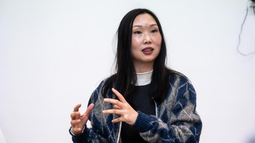 Lilin Yang, CEO de MiiN Cosmetics, durante la entrevista con Metrópoli