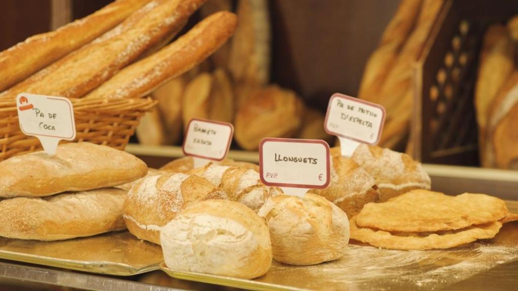 Productos de la Pastisseria Queralt, ubicada en la plaza Alfons Sala de Matadepera