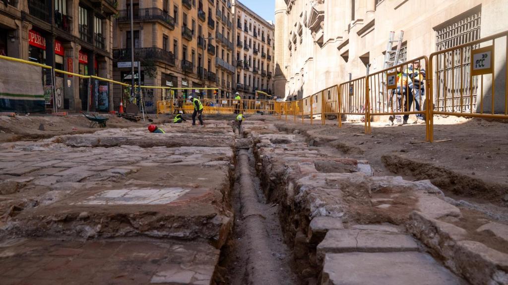 Hallazgos en las obras de Via Laietana