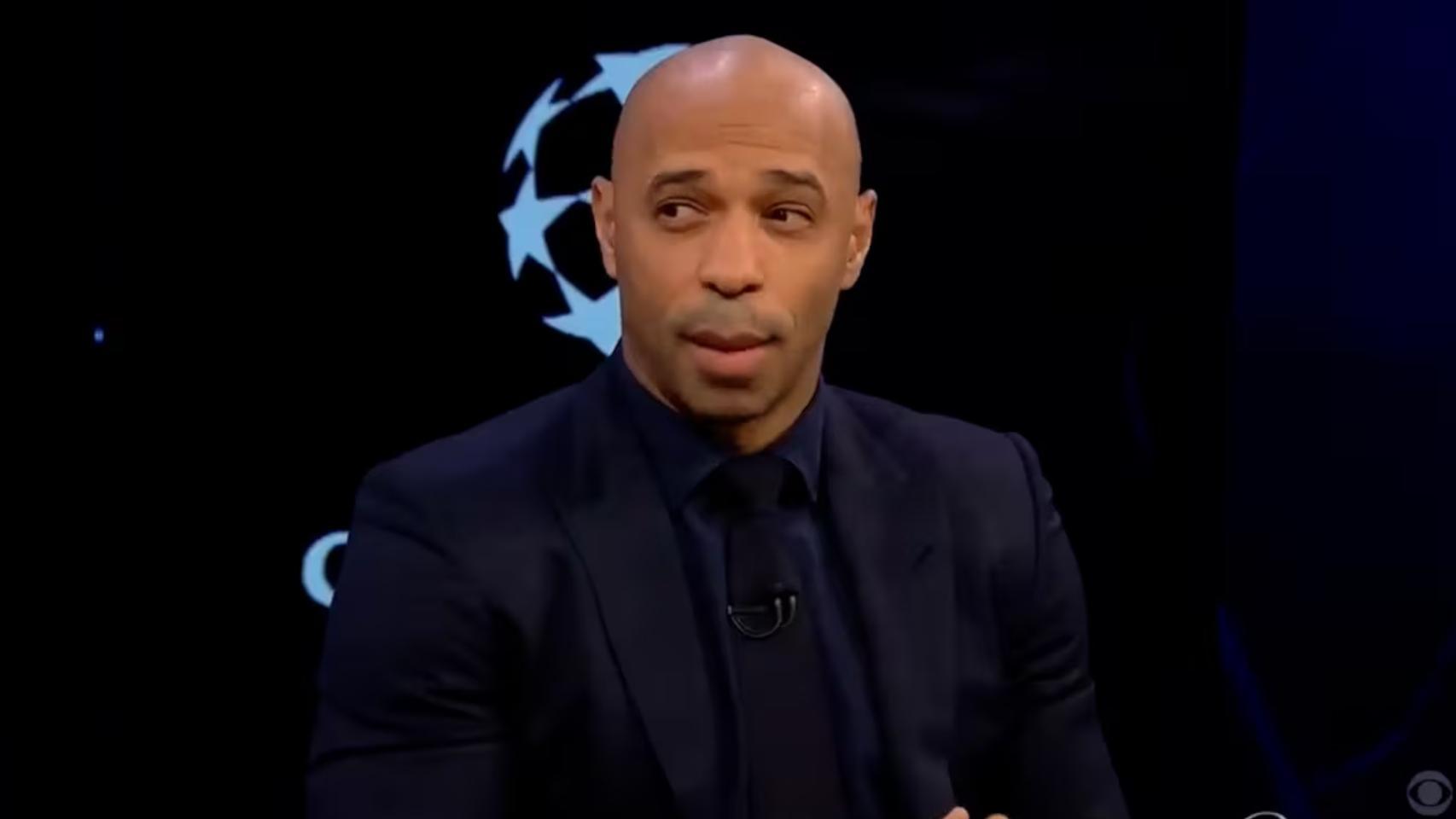 Thierry Henry analiza los partidos de Champions League en CBS Sports