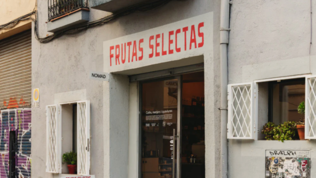 Fachada de la mejor cafetería de España, ubicada en Poblenou