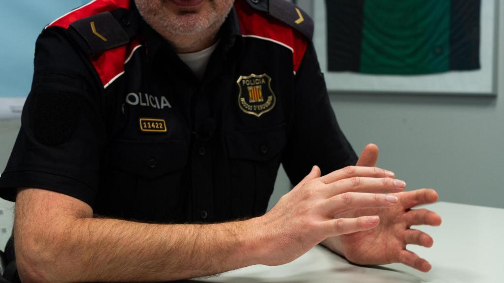 Raúl, el cabo responsable del GAV de Badalona