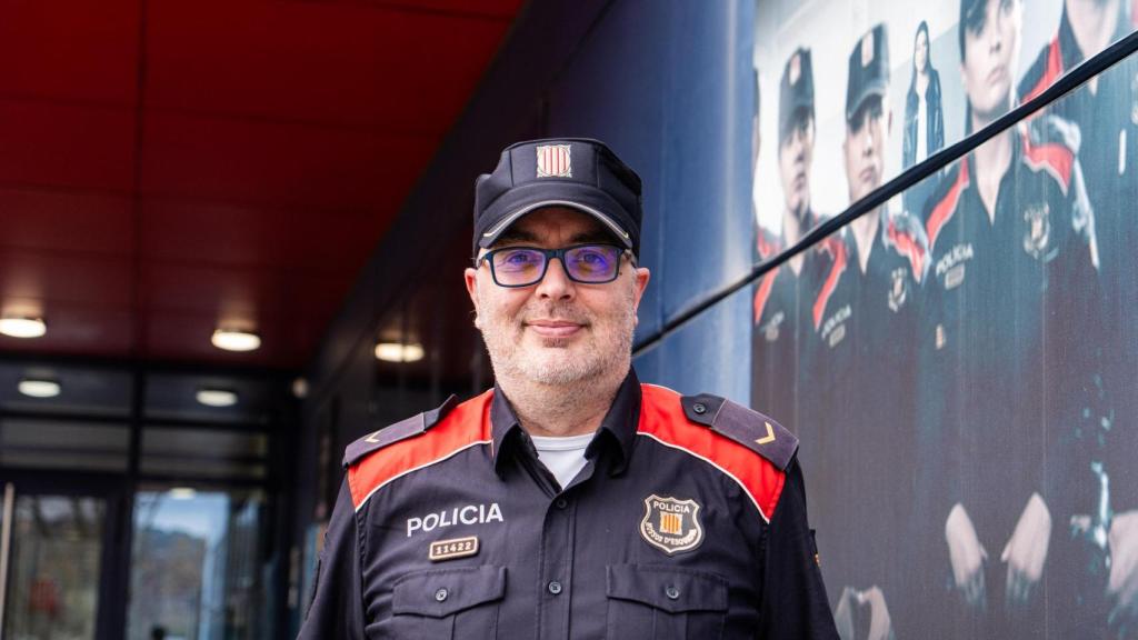 Raúl, el cabo responsable del GAV de Badalona