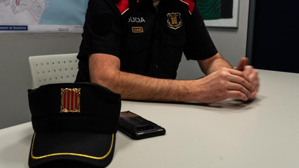 Raúl, el cabo responsable del GAV de Badalona