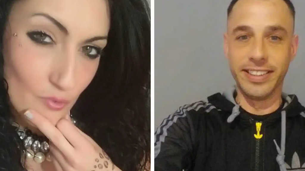 La fallecida Kenya y su asesino, Carlos