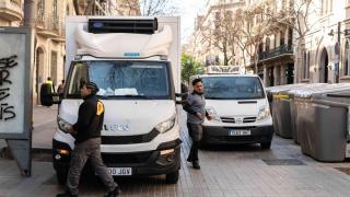 Carga y descarga en Consell de Cent