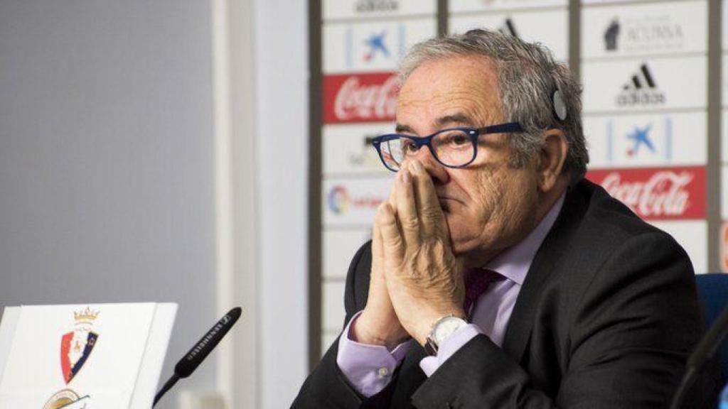 Luis Sabalza, presidente de Osasuna