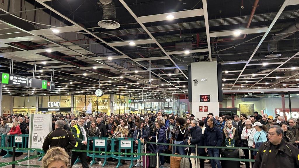 La estación de Sants colapsada por una incidencia