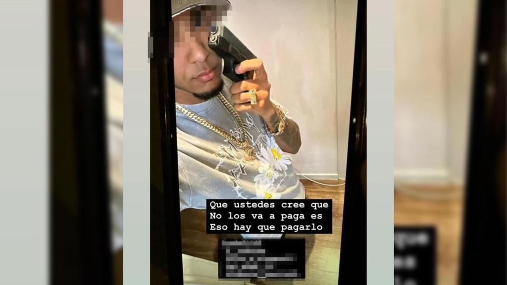 Publicación en Instagram del chico que presuntamente ha disparado a otro en el pie en Terrassa