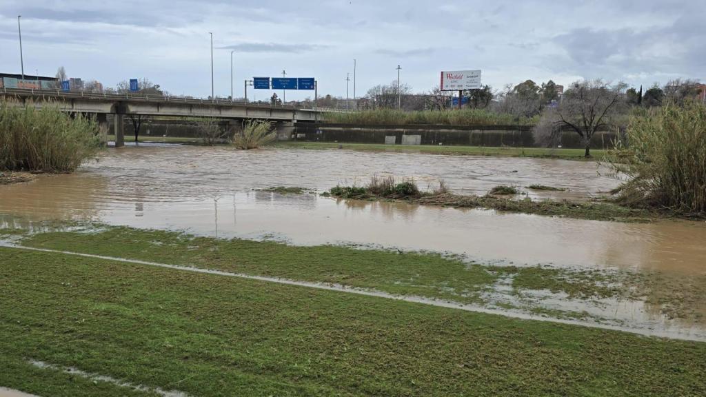 El río a su paso por Sant Adrià del Bèsos en una imagen de archivo