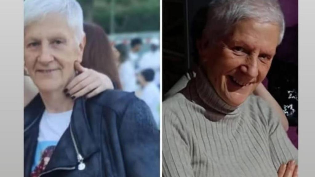 Mensaje de WhatsApp difundido por los familiares de Aurora, la mujer desaparecida