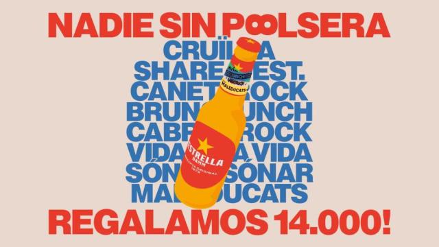 Estrella Damm regala 14.000 entradas para ocho festivales de música en su campaña 'Nadie sin poolsera'