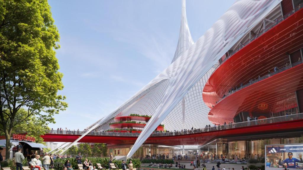 Los exteriores del nuevo Old Trafford, llenos de zonas verdes (2)