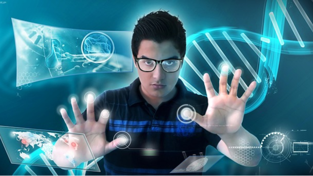 Informático y control táctil / Imagen generada por IA