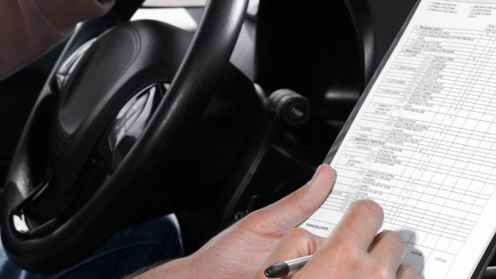 Imatge d'arxiu d'un examen de conduir