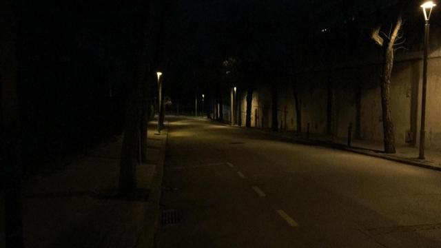 Falta de iluminación en la calle de Manuel Ballbé