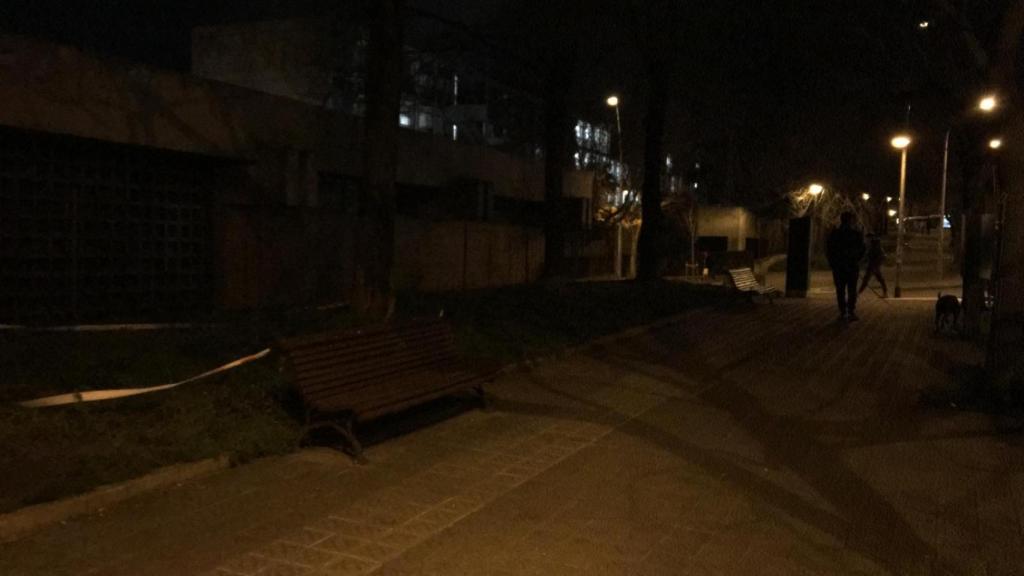 Luz escasa en la calle de Trias i Giró