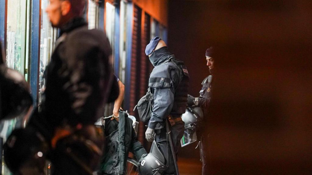 Imagen de archivo de un grupo de agentes de la ARRO de los Mossos d'Esquadra