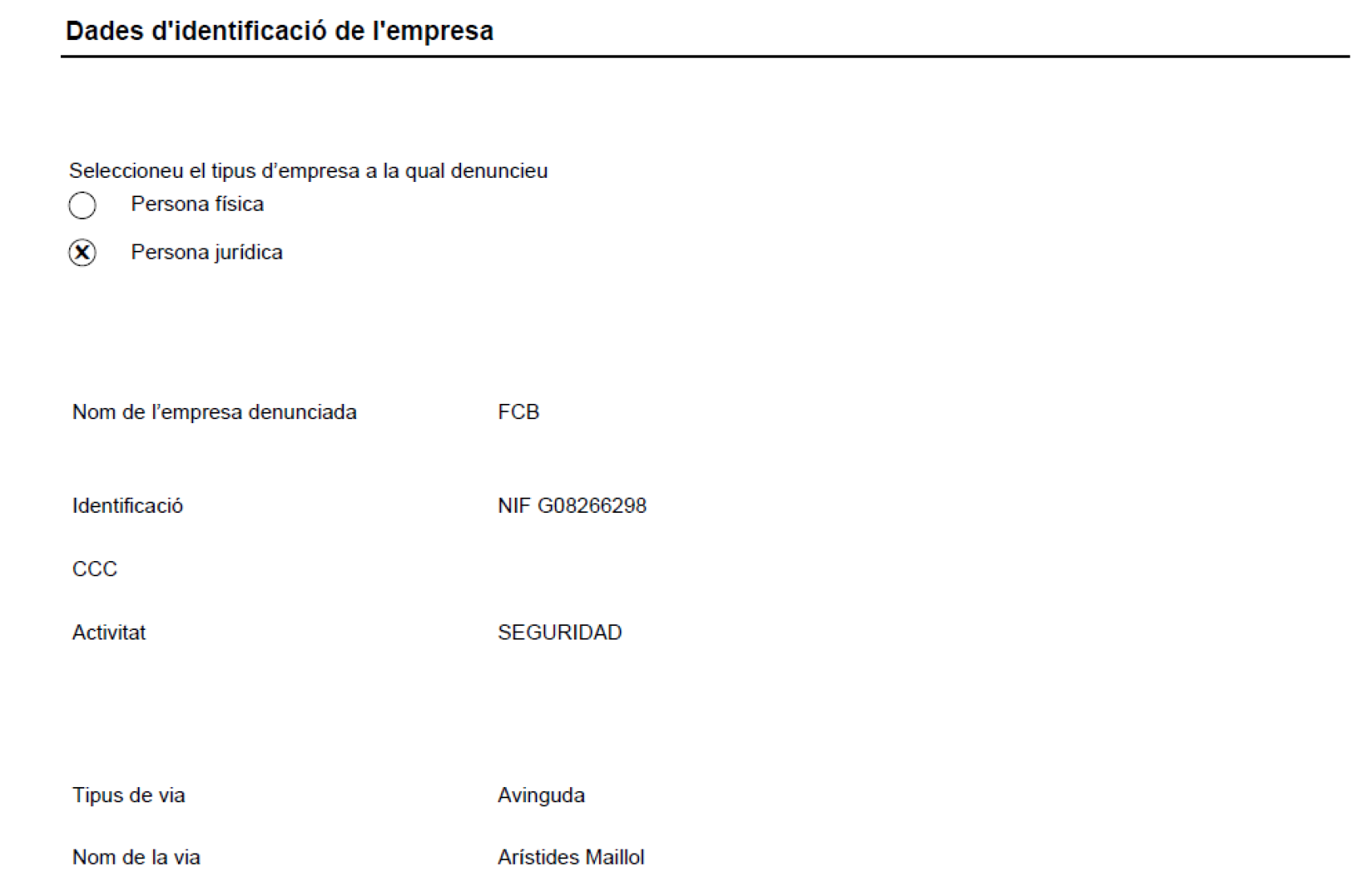 Denuncia vía Inspección de Trabajo de la seguridad privada al Barça
