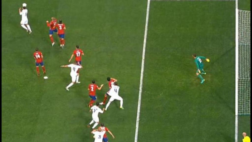 El fuera de juego de Sergio Ramos en la decimoprimera Champions del Real Madrid