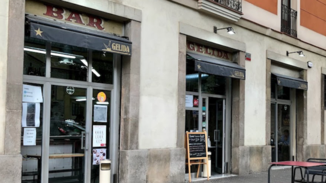 Exterior del Bar Gelida en Barcelona