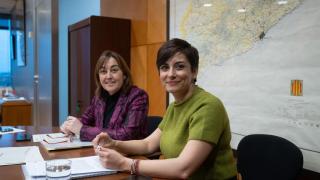 La ministra Isabel Rodríguez, y la consellera Sílvia Paneque
