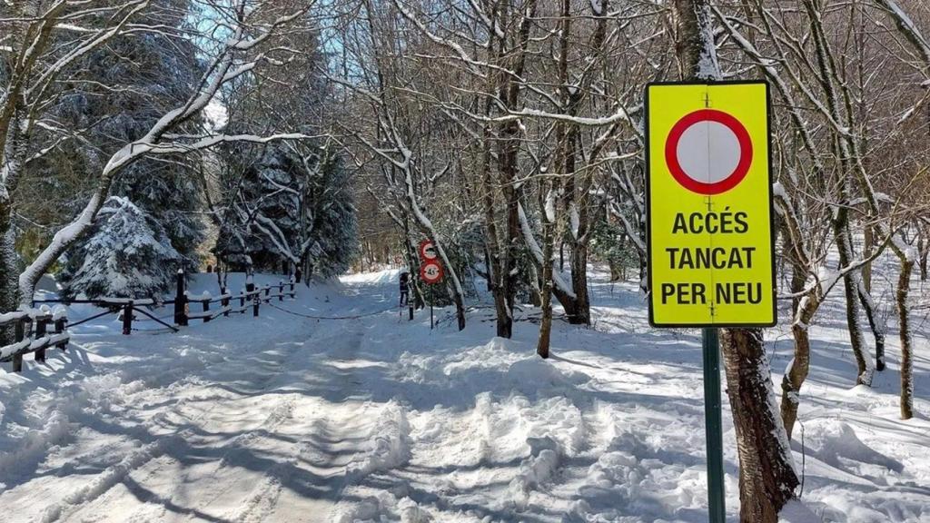 Restricciones de acceso en el macizo del Montseny