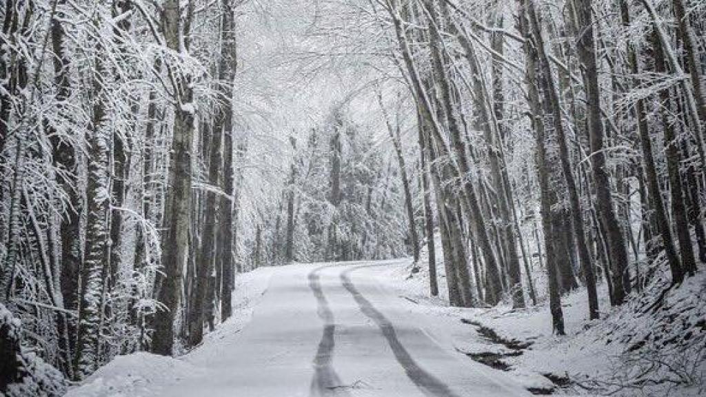 El macizo del Montseny nevado
