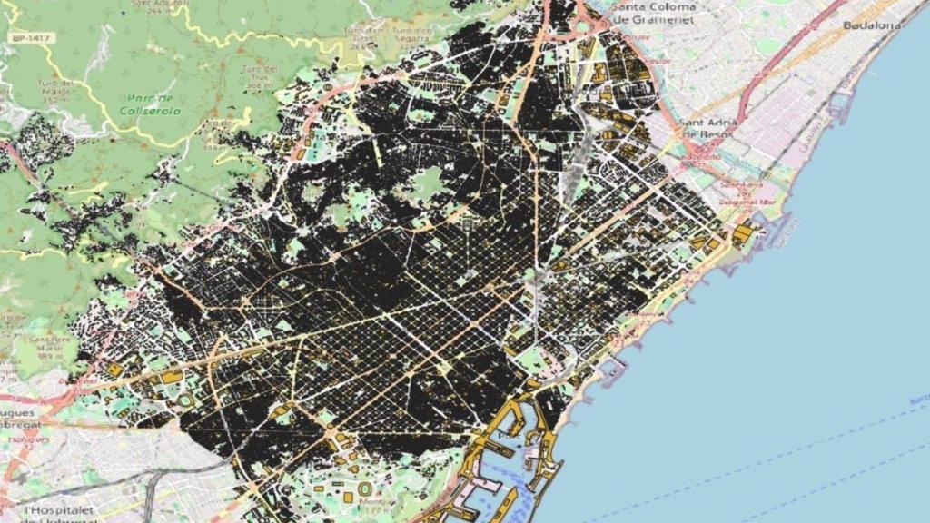 Mapa interactivo de vulnerabilidad climática de Barcelona