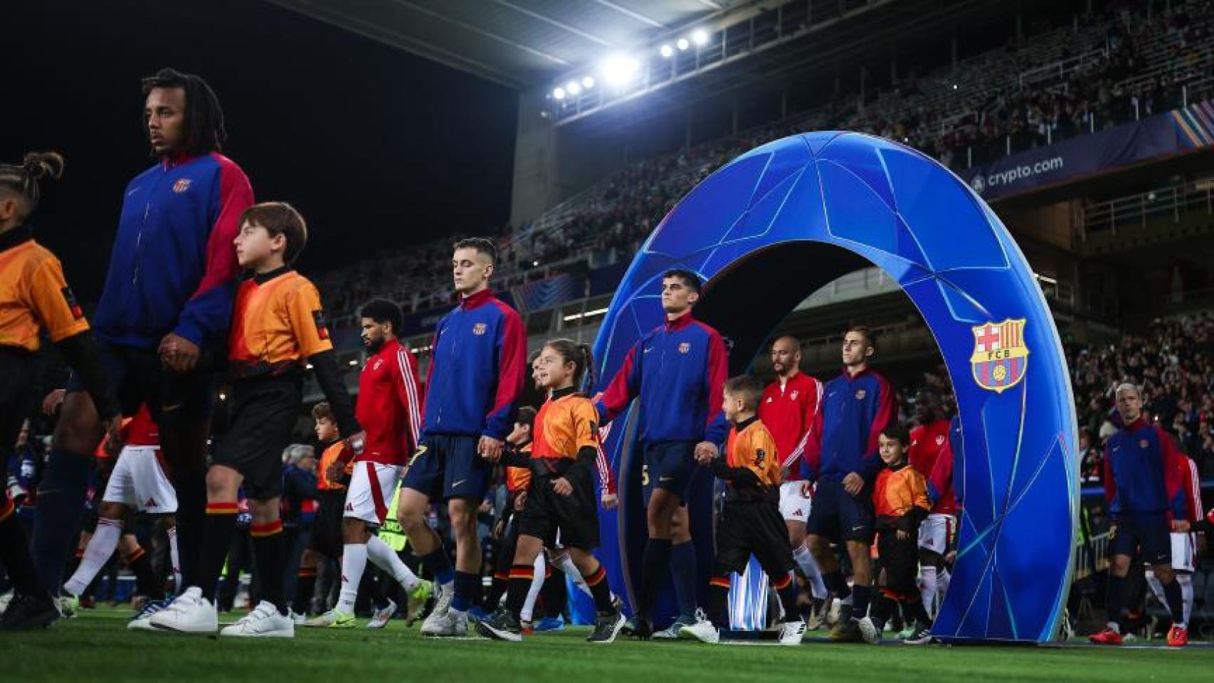 El Barça de Flick entra al campo de Montjuïc en un partido de Champions League