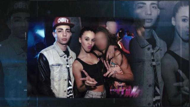 Caroline del Valle en una discoteca con sus amigos antes de su desaparición