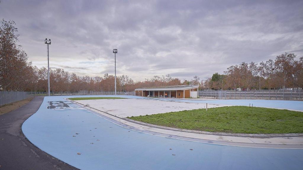 El. uevo patinódromo en el Prat de Llobregat, ubicado en el antiguo campo de fútbol del Parc Nou