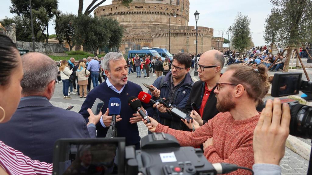 Jaume Collboni, alcalde de Barcelona, en Roma