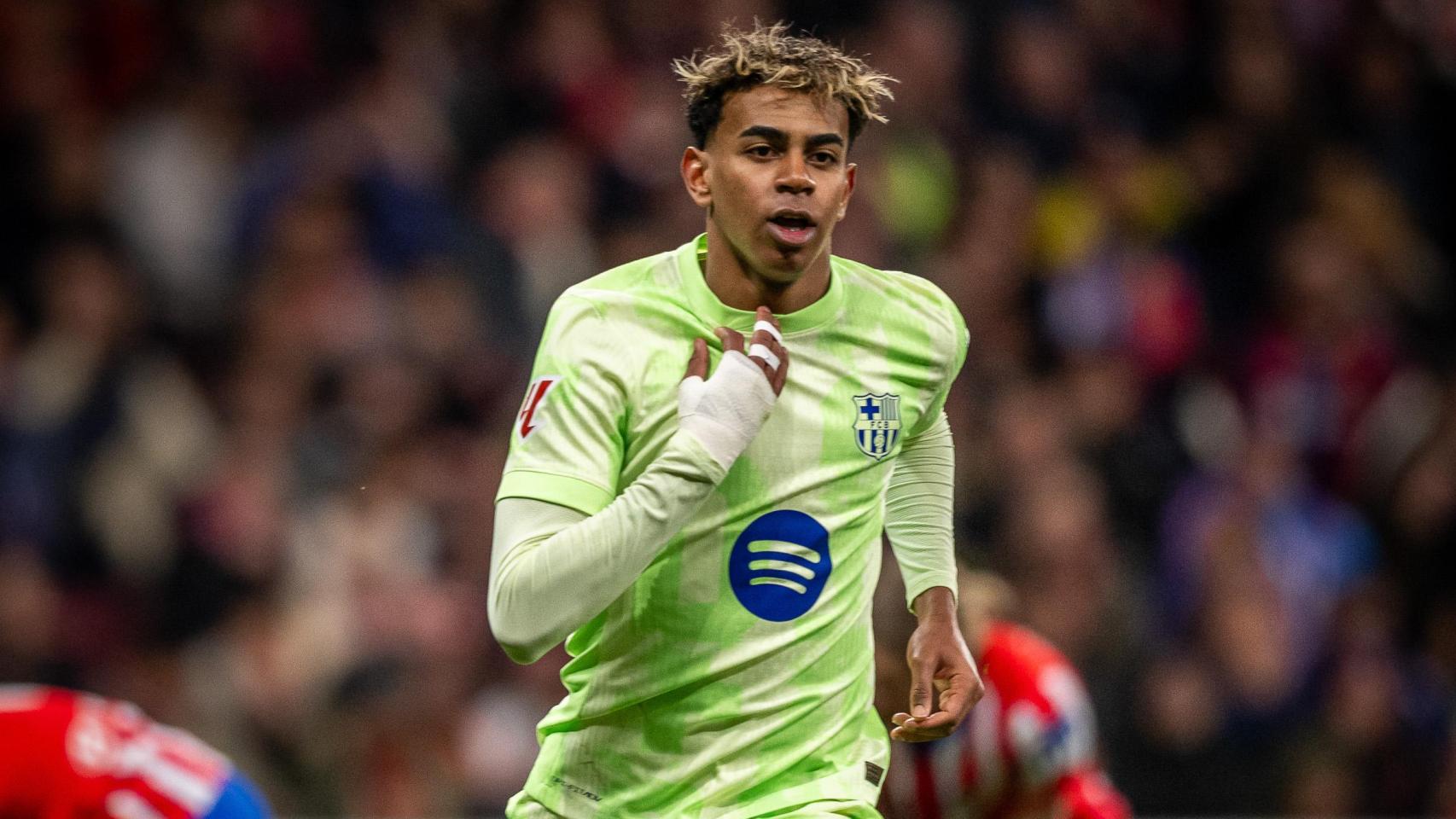 Lamine Yamal arranca la carrera con sabor a gloria tras marcar el gol de la remontada contra el Atlético de Madrid