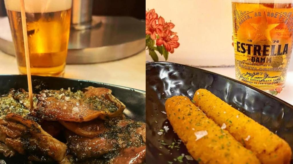 Varias tapas del bar Raspall