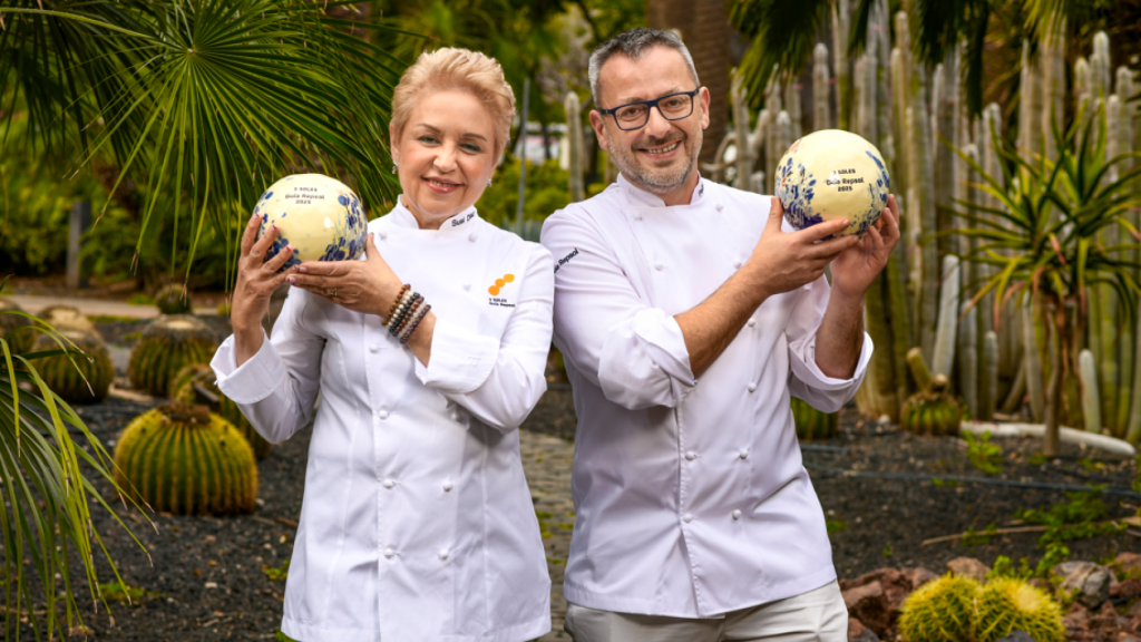 Susi Díaz (‘La Finca’) y Pedro Sánchez (‘Bagá’), nuevos 3 Soles Guía Repsol 2025